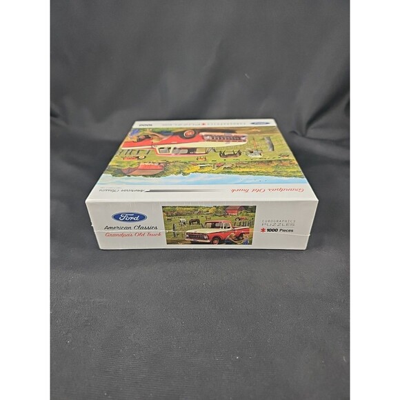 Jigsaw puzzle Vehicle Grandpas Old Ford Pickup Truck Farm Living 1000 piece NEW - Picture 5 of 5